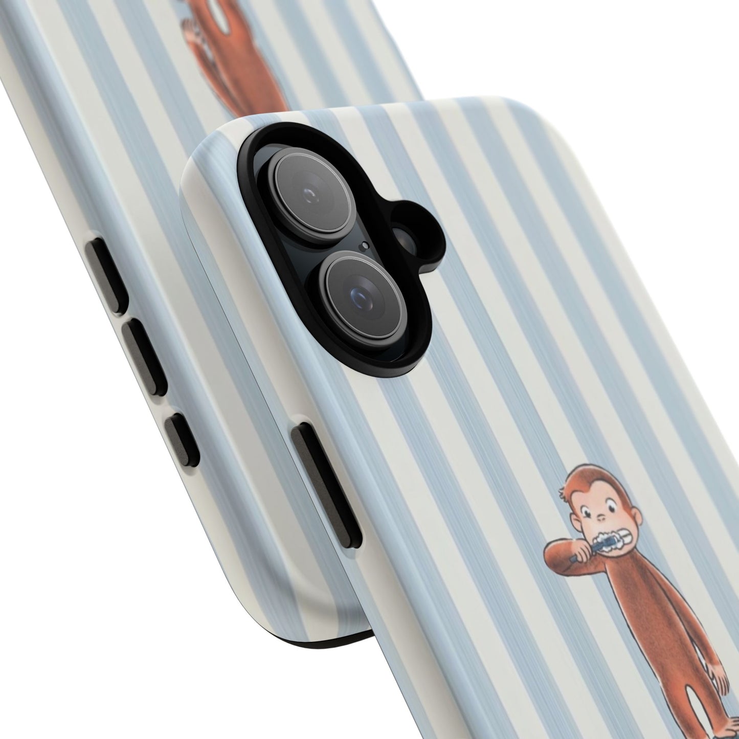 Striped Monkey iPhone Case
