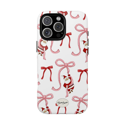 Santa’s Bow Ride iPhone Case