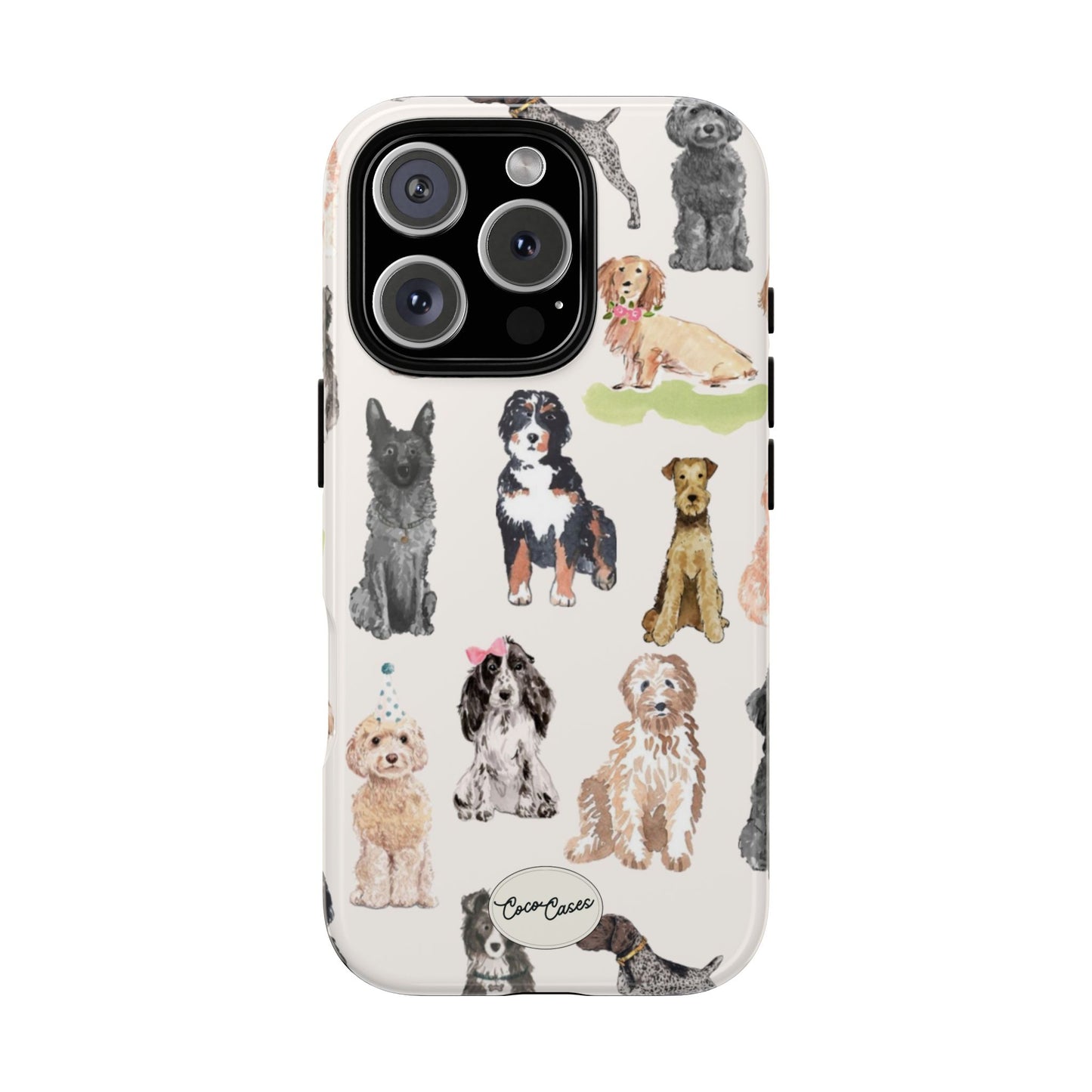 Puppy Party iPhone Case