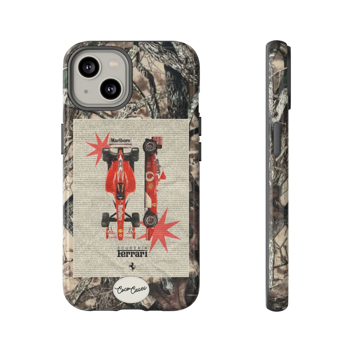 Camouflage Ferrari iPhone Case