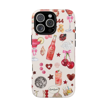 Pink Clutter iPhone Case