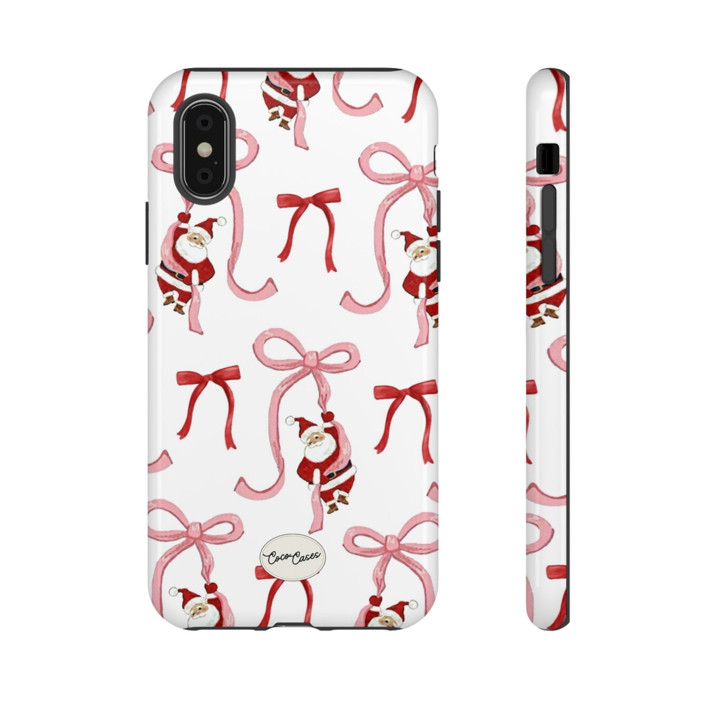 Santa’s Bow Ride iPhone Case