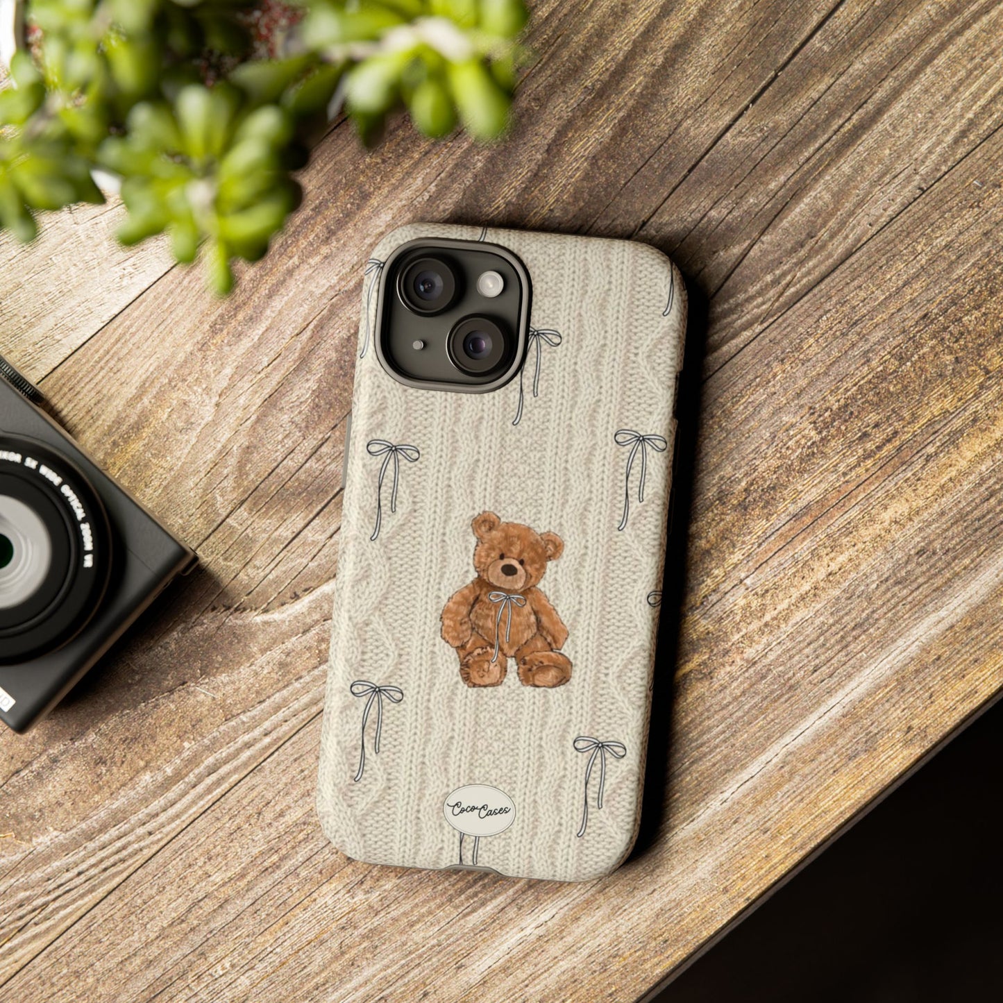 Little Bow Bear iPhone Case