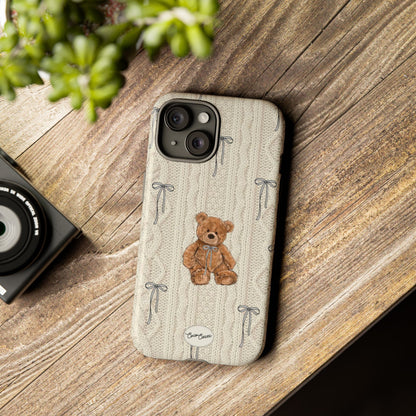 Little Bow Bear iPhone Case