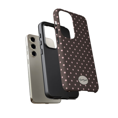 Brown Polka Dot Samsung Case