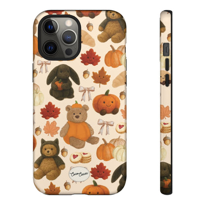 Autumn Teddies iPhone Case