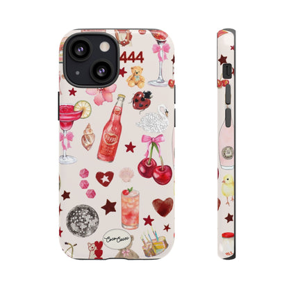 Pink Clutter iPhone Case
