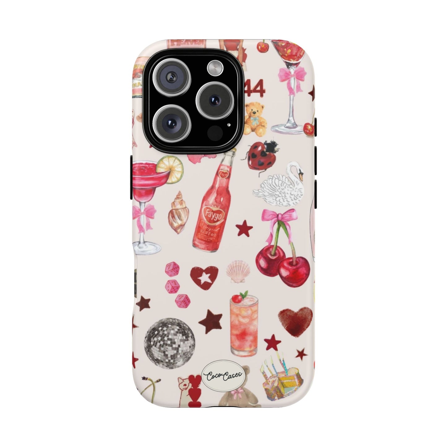 Pink Clutter iPhone Case