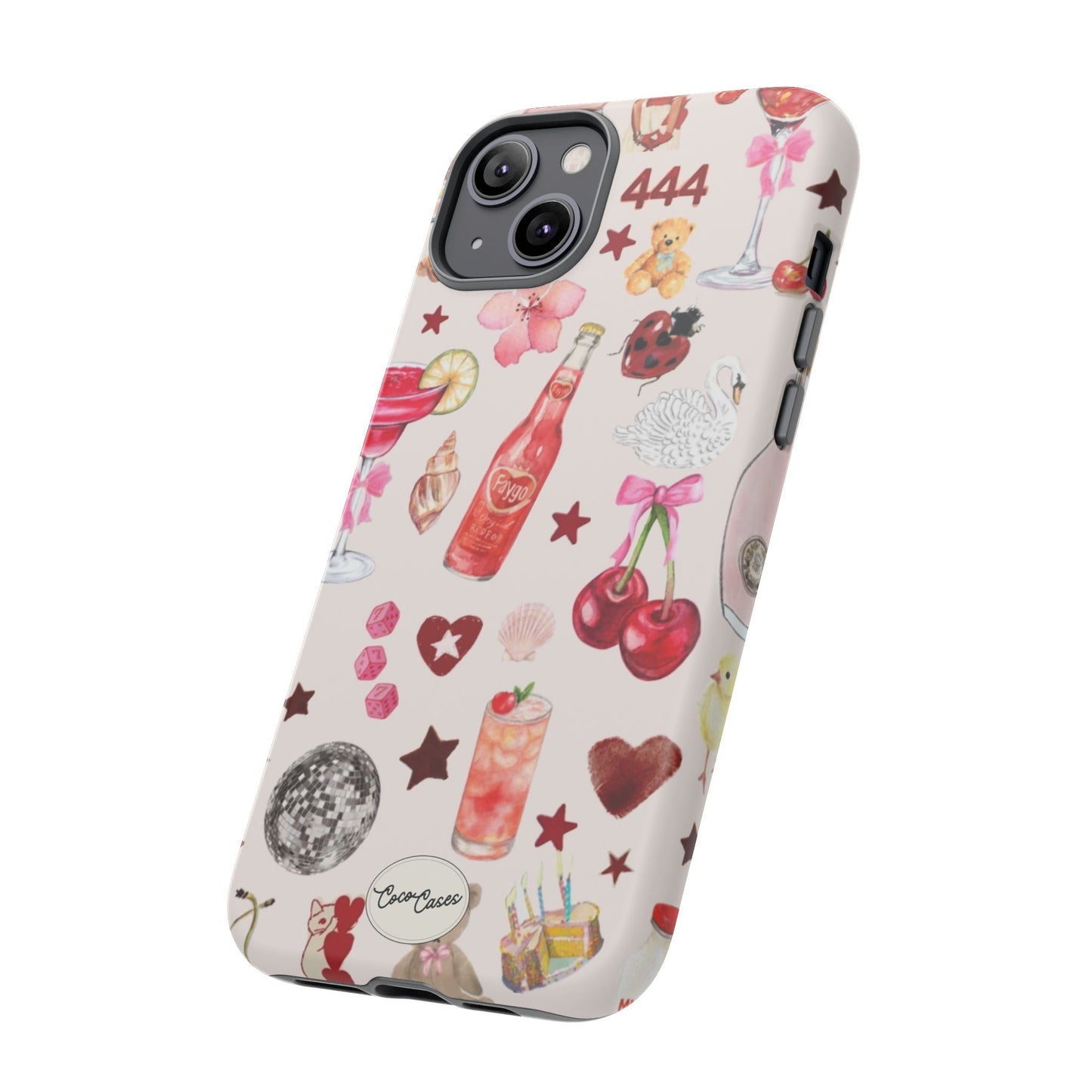 Pink Clutter iPhone Case