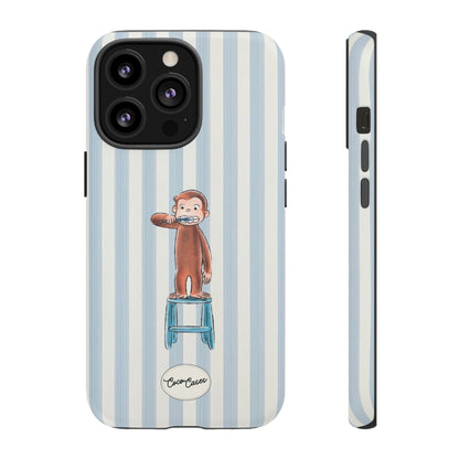 Striped Monkey iPhone Case