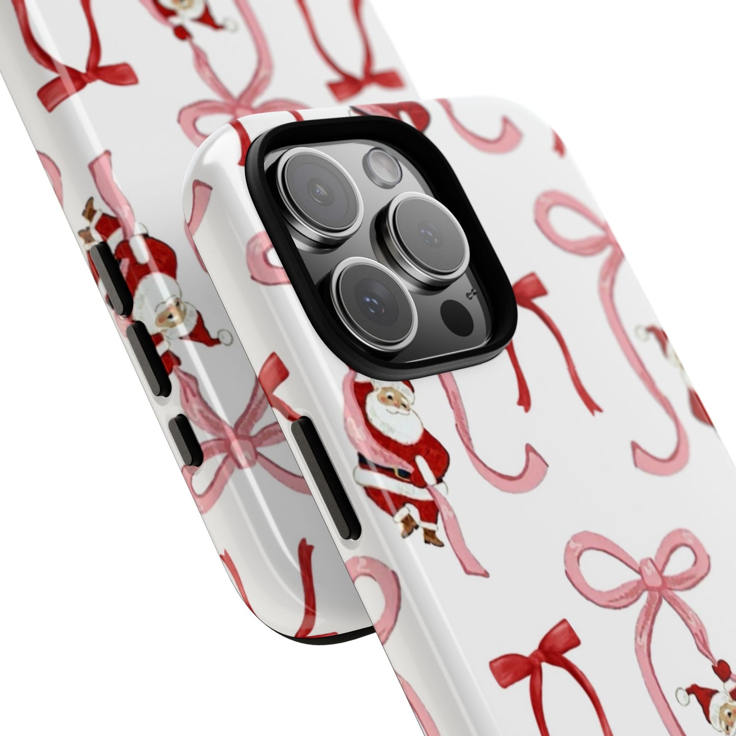 Santa’s Bow Ride iPhone Case