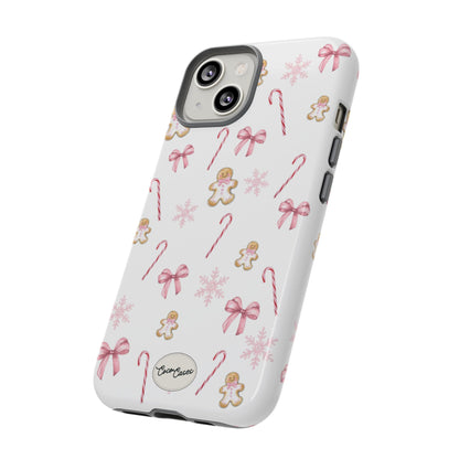 Pink Christmas iPhone Case