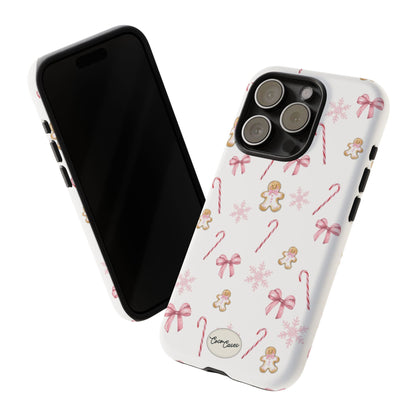 Pink Christmas iPhone Case
